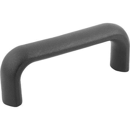 Pull Handle A=86, L=98,5, D=M05, H=40, Thermoplastic Black